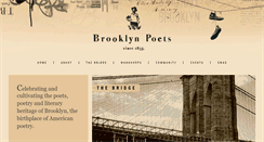 Desktop Screenshot of brooklynpoets.org
