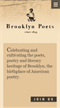 Mobile Screenshot of brooklynpoets.org